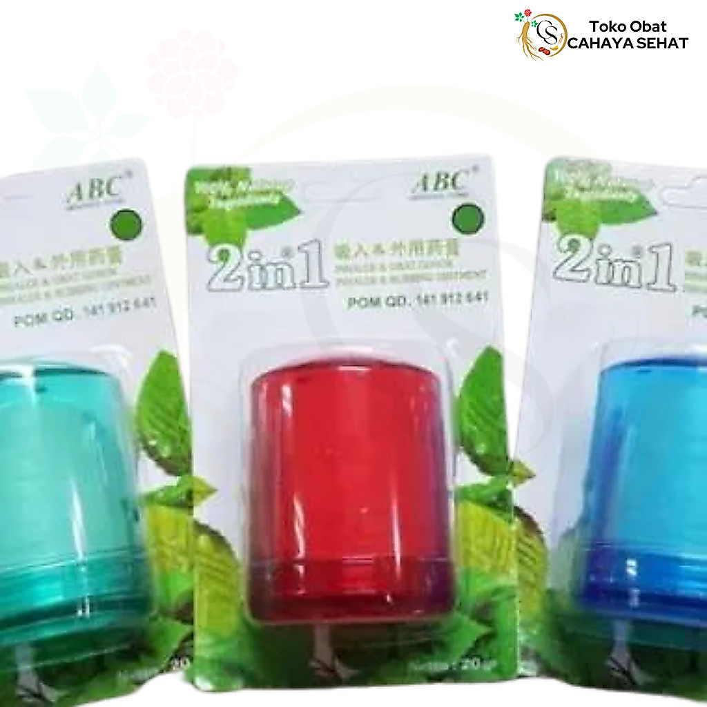 ABC MENTHOL INHALER 2 IN 1 8GR