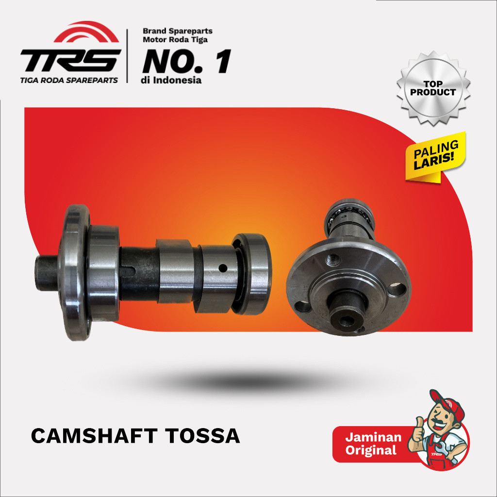 TRS Camshaft Tossa Hercules Noken As Tossa Hercules Roda Tiga 3 Spareparts Original TRS