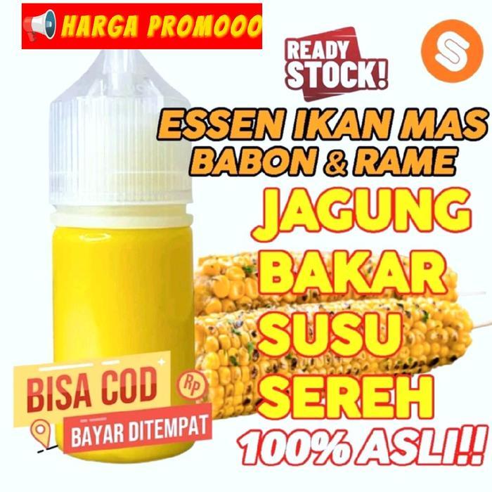 Essen ikan mas biang Aroma JAGUNG BAKAR,SUSU, SEREH Asli, Bagus Buat mancing Ikan Mas Babon Dan Rame