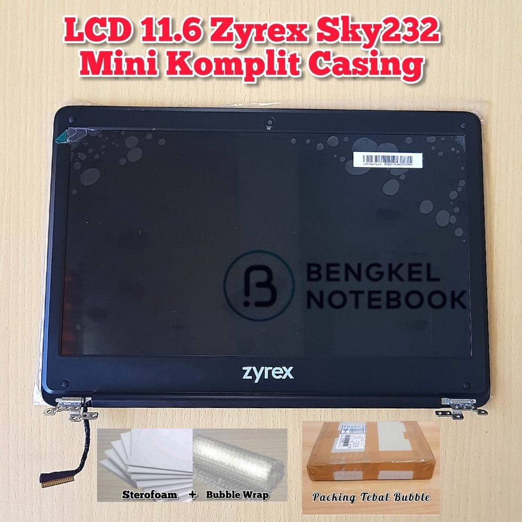 LCD 11.6 Zyrex Sky232 SKY232S Mini Komplit Casing