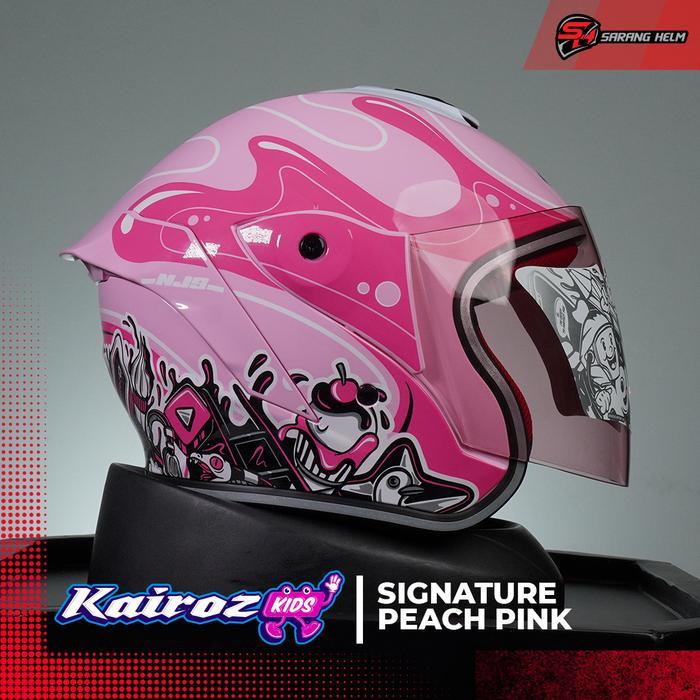 NJS Kairoz Kids Signature - Helm Anak | NJS | Kairoz Anak | Kairoz Motif | Motif Anak | NJS ORI | SN