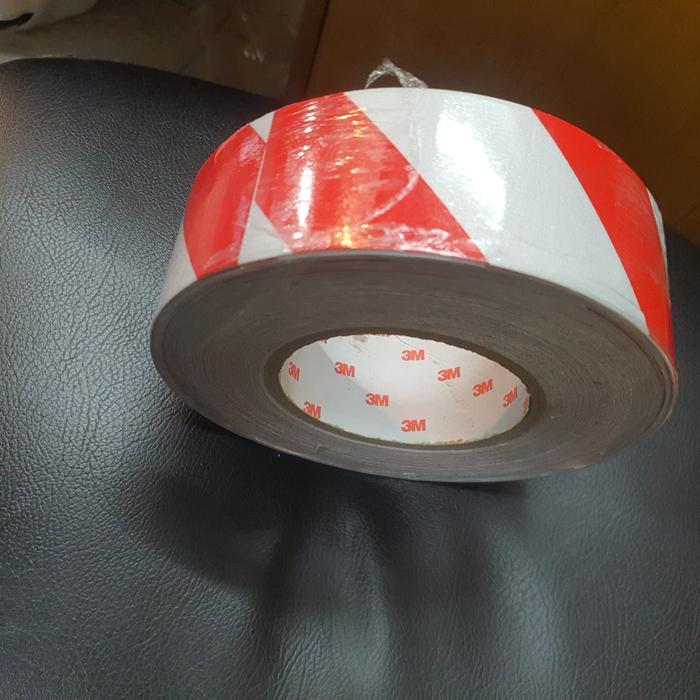 reflective / scothlight merah putih / police line 3M - custom 6cm x45m