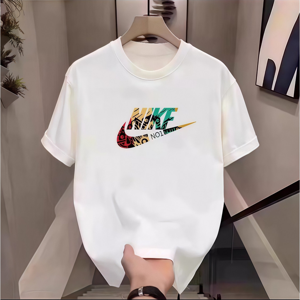 OOTD Favorit Kaos Nike Hitam&Putih Klasik dengan Desain Unik, Gaya Trendy Pria