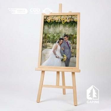 Paket Cetak Foto Prewedding + Bingkai + Stand Ukuran 12R (30x40cm) Custom Cetak Foto 12R Cetak Foto 