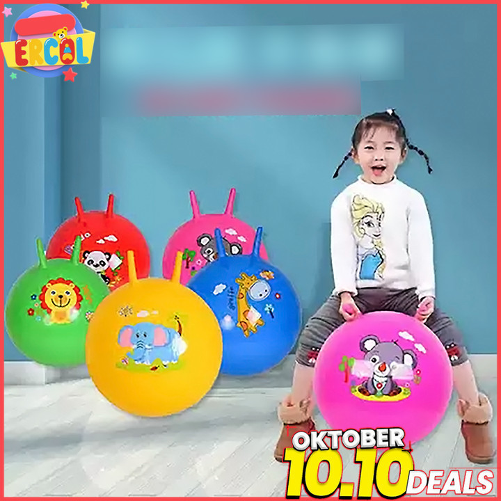 MAINAN BOLA KARET / BOLA JUMPING KARET ANAK-ANAK