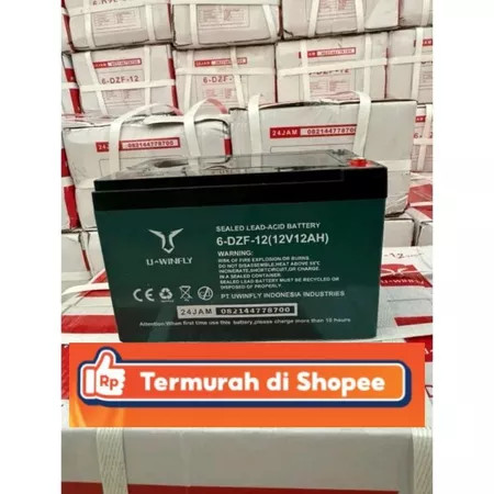AKI SEPEDA LISTRIK Uwinfly  / BATERAI SEPEDA LISTRIK Uwinfly TIANNENG 12V/12AH Garansi 6 Bulan