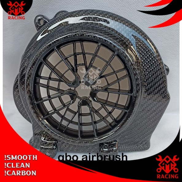 CARBON KEVLAR - TUTUP KIPAS BEAT ESP SCOOPY K97 RING12 CARBON KEVLAR