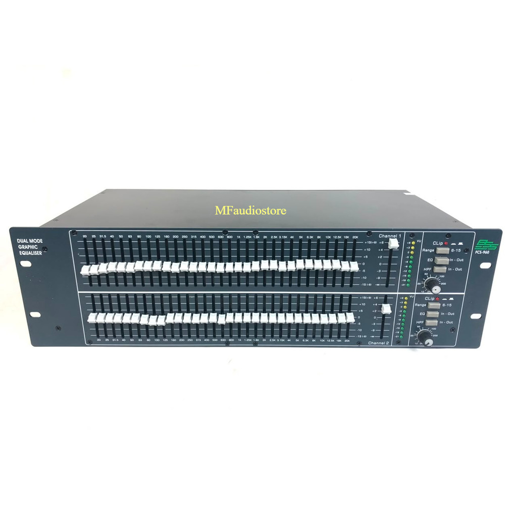 EQUALIZER BSS FCS960 STEREO 2x31 BAND BSS OPAL FCS 960