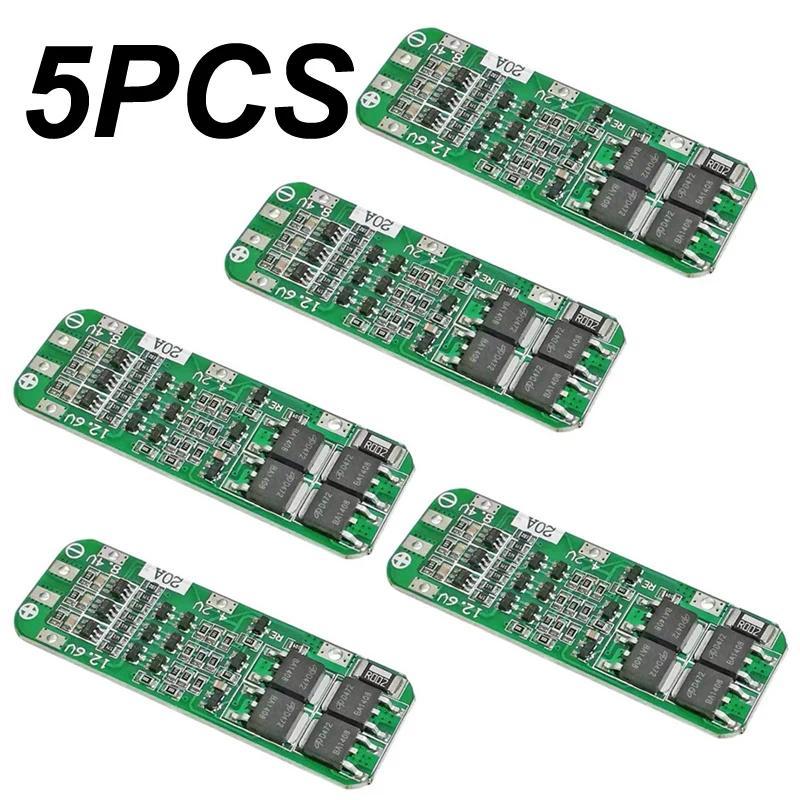 5PCS 3S 20A 25W Baterai Li-ion Lithium 36V 37V 18650 Charger PCB BMS Papan Perlindungan Untuk Motor 