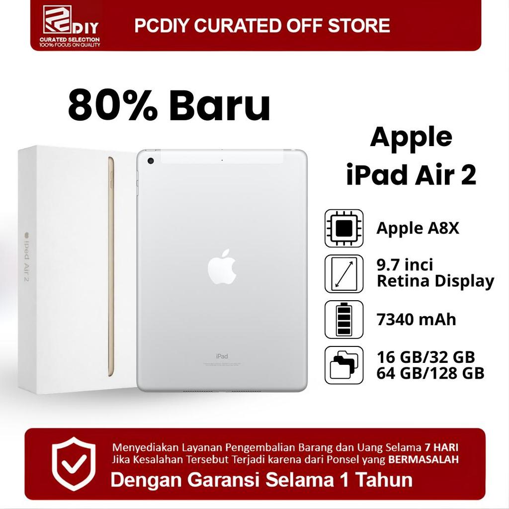 #[Bekas][Resmi Diotorisasi oleh Apple] ipad Ari 2 PROMOTERMURAH penampilan dan warna 80%, produk yan