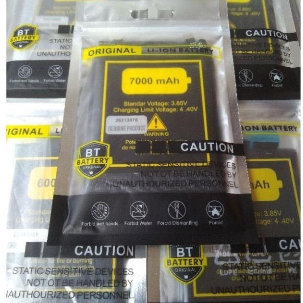 Infinix Bl-49Xx Batu Batre Battery Baterai Infinix Note 40 X6853 Double Power 7000Mah 2 Ic Protectio