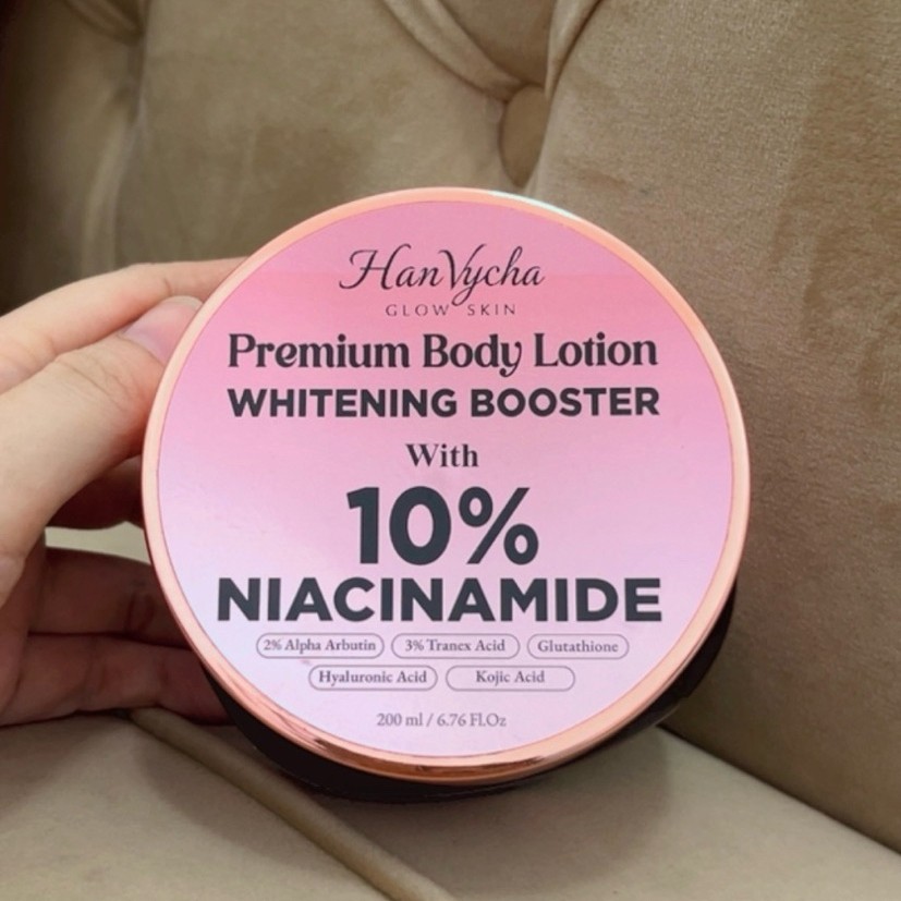 (CEPET PUTIH) DOSTING Lotion Pemutih Badan dengan 10% Niacinamide untuk Kulit Cerah Glowing Lotion P