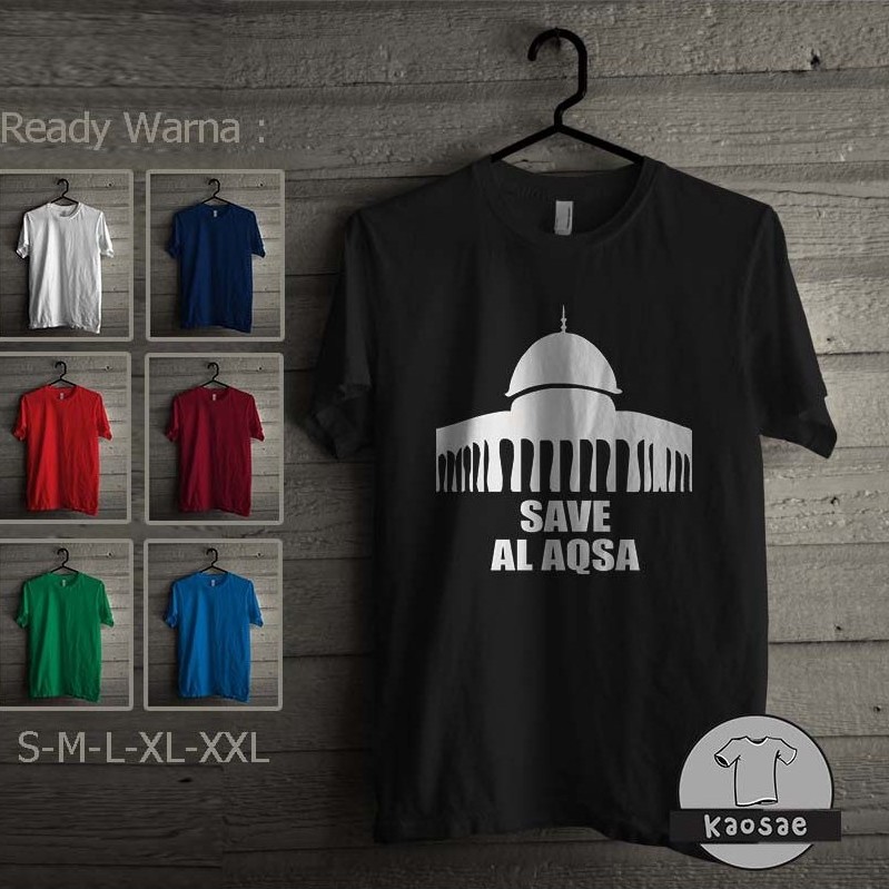 Kaos Save Al Aqsa Kaos Distro