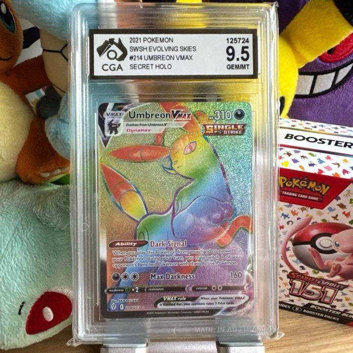 2021 Umbreon VMAX Secret Holo Evolving Skies CGA 9.5 EN