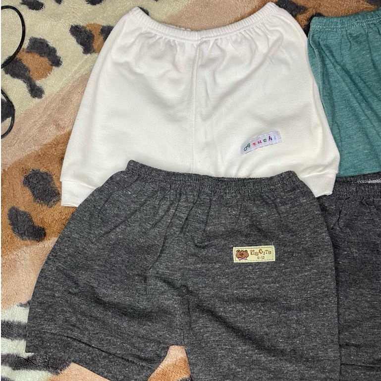 Celana Pendek Bayi Cowok 0-3 Bulan Isi 5pcs Borongan