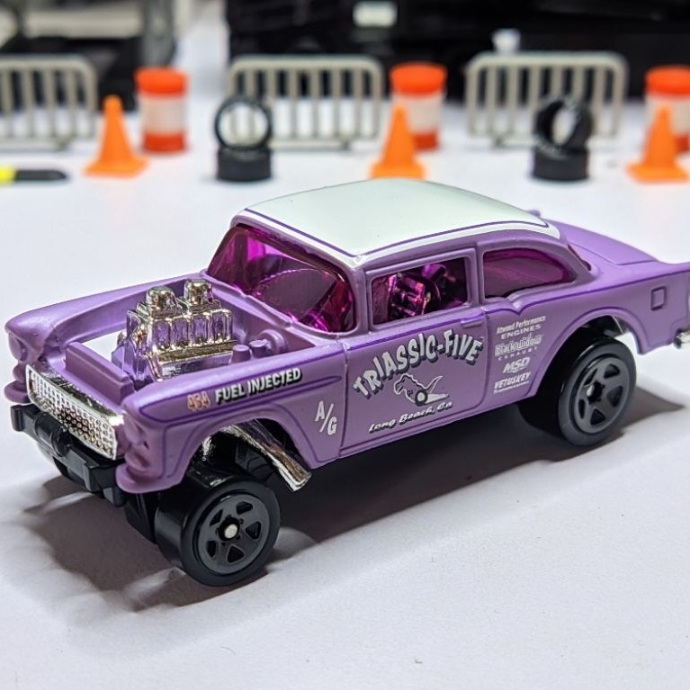 Hotwheels Loose Chevy Bel Air Gasser Ungu