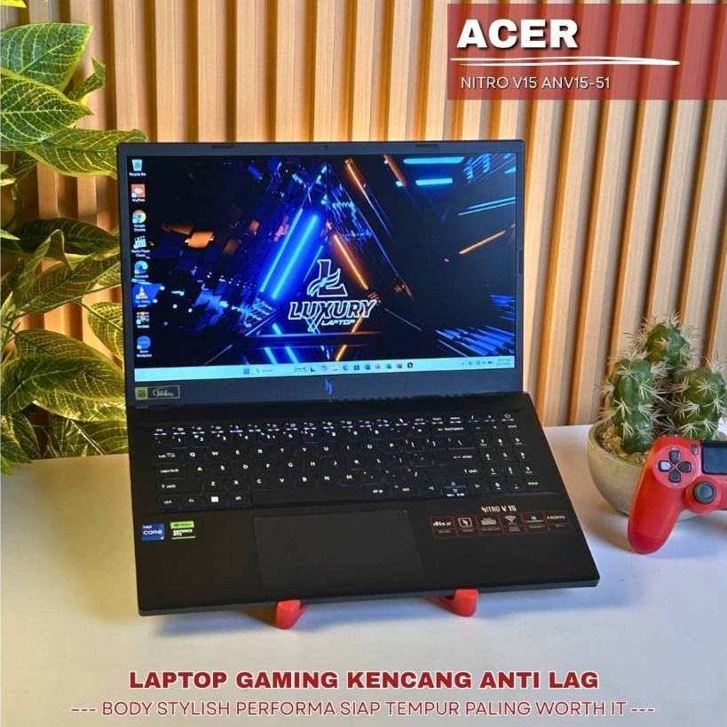 LAPTOP ACER NITRO V15 ANV15 51 13TH GEN INTEL CORE I7 NVIDIA GEFORCE RTX 2050 SSD 512GB RAM 16GB DDR