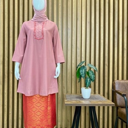 Kamari Long Tunik Busui Batu Payet, Long tunik Polos, Kamari,Long tunik Terbaru,Batu Payet