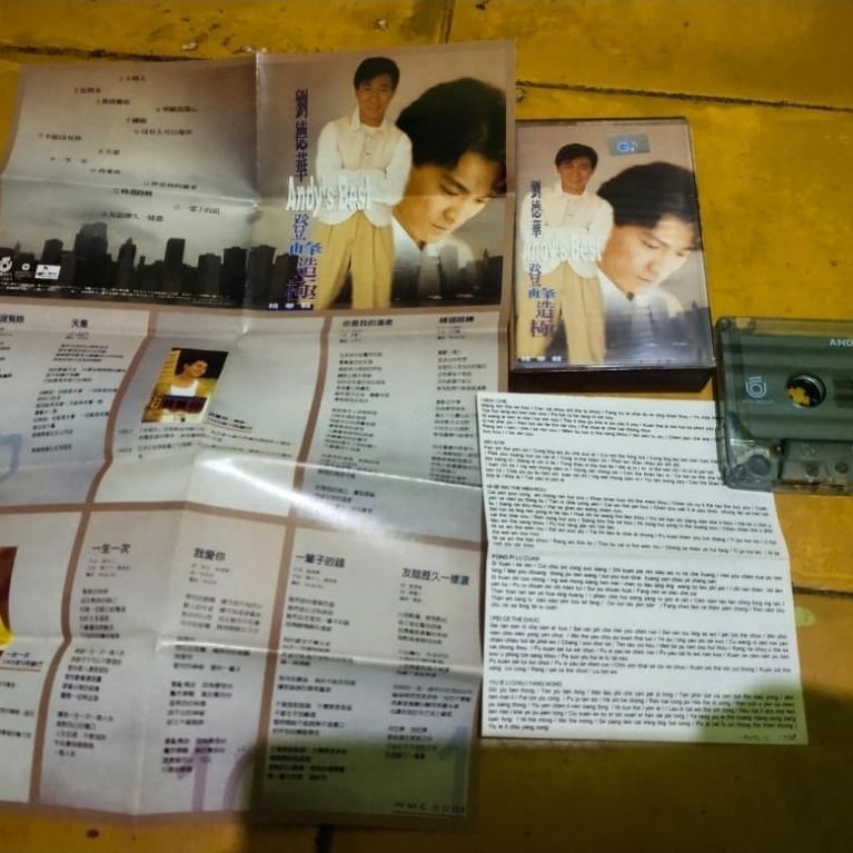 Kaset Andy Lau - Andy's Best Kaset Mandarin