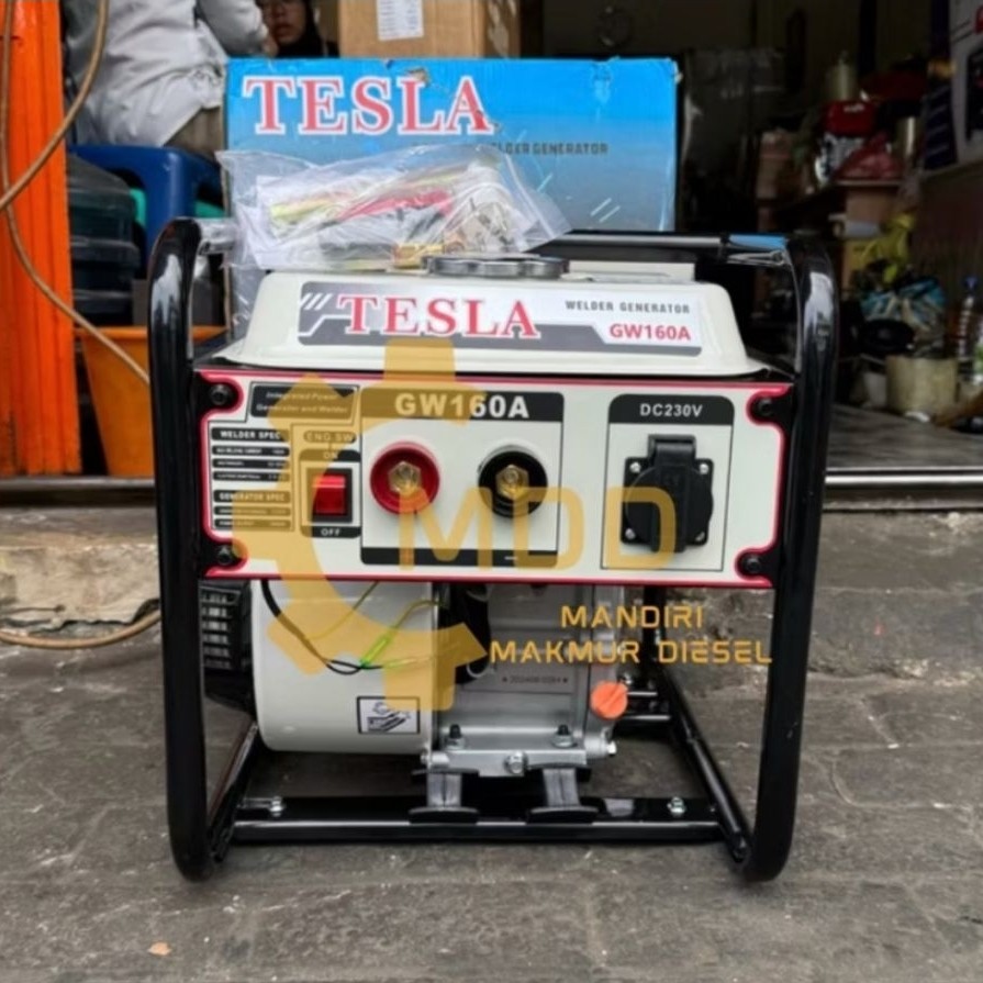 GENSET LAS BENSIN 160A TESLA/Genset Las 160 Ampere Welding Generator Tesla GW160A