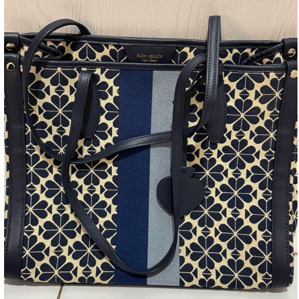 KS totebag Jacquard Navy