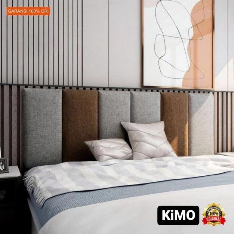 Sandaran tempat tidur springbed - wall panel - dekorasi dinding - busa pelindung dinding bumper mat 