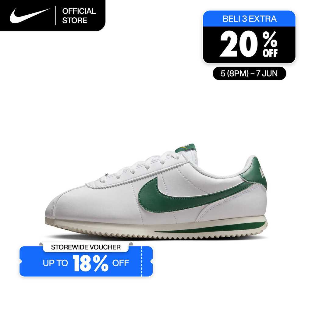 Nike Older Kids' Cortez Shoes - White [IH7653-103]