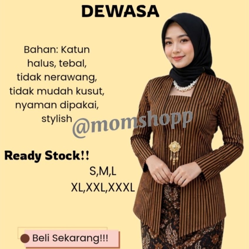 kebaya lurik dewasa// lurik style // kebaya wanita // kebaya lurik wanita