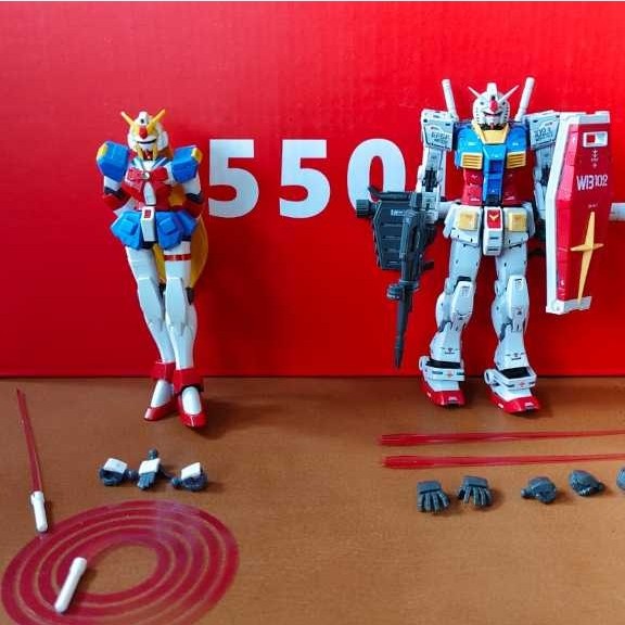 RG RX 78-2 5501 Changlong ver 2.0 & HG Nobel Price Sailor