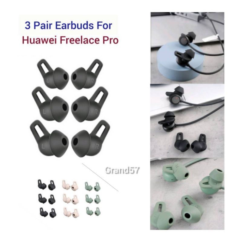 Earbuds Earbud Huawei Freelace Pro Eartips Eartip Earhook Silicone