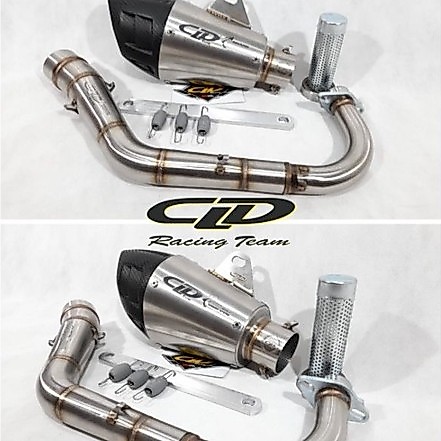 Knalpot Original CLD Type Shark Series Beat Scoopy Mio Mio J/Mio M3 Vario 125/150 Xeon Rc