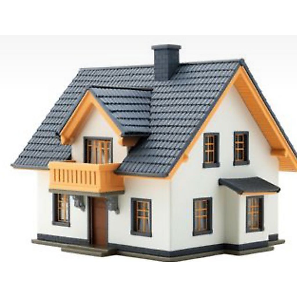 miniatur rumah kardus