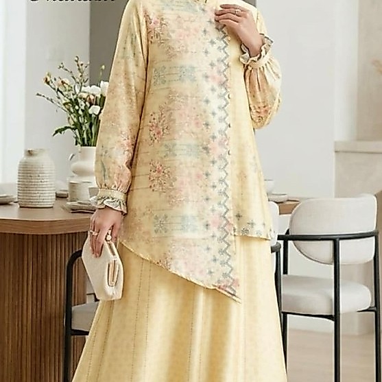 ZAHRA SILK U2,U2 ORIGINAL,SET ROK KEKINIAN,SET ROK YELLO BUTTER,SET ROK PREMIUM
