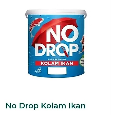 Cat pelapis kolam ikan koi anti bocor Nodrop
