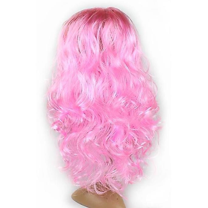 New  wig barbie panjang keriting warna pink