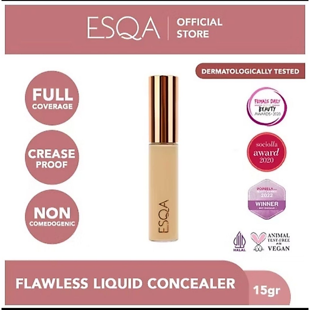 preloved concealer esqa shade latte 15g