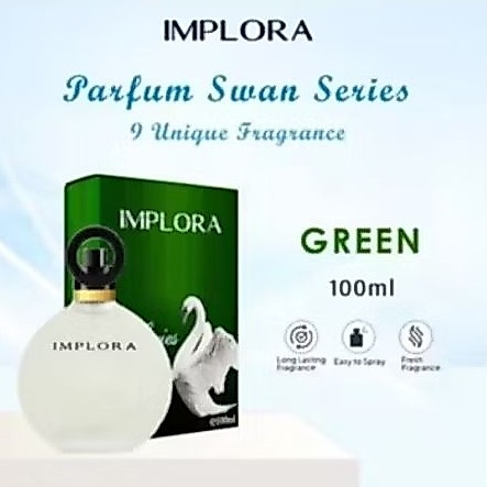 implora parfum swan series varian green untuk cowok
