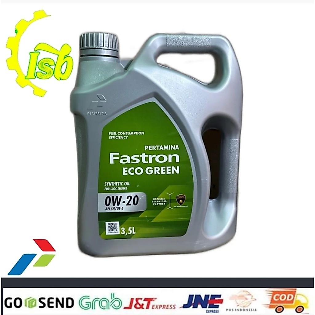 Oli Pertamina Fastron ECO GREEN SAE 0W-20 3,5 Liter ORIGINAL ASLI