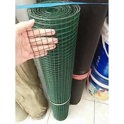 Kawat loket lapisan PVC 1/2. 1cm x 1 cm