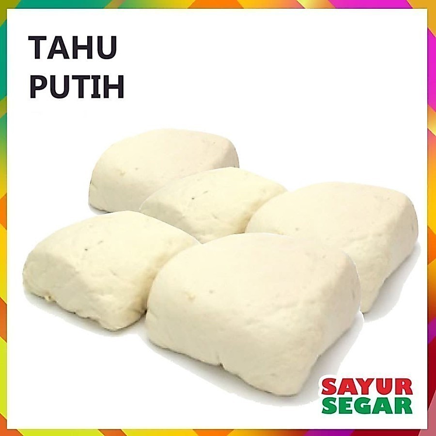 Tahu Putih Organik & Fresh Harian | Tahu Sehat Bebas Formalin, Protein Tinggi 10pcs