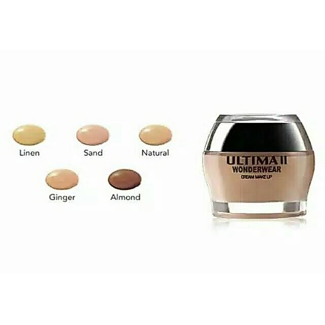 tersedia ultima wonderwear cream foundation original share in jar
