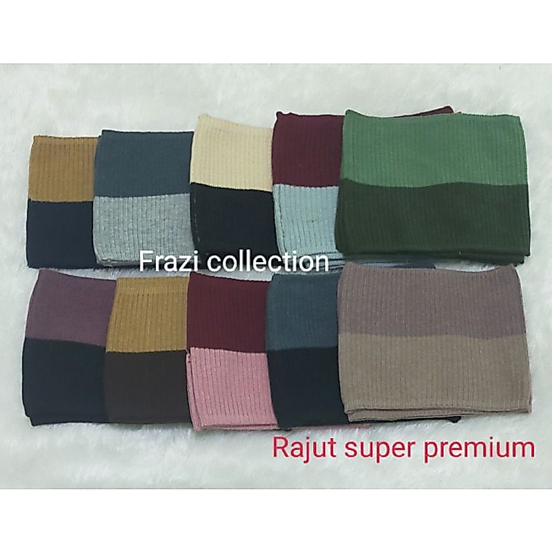 Ciput rajut/ Ciput Rajut Premium/ Ciput Bandana Rajut/ Inner Rajut/Ciput Rajut Dua Warna /Inner raju