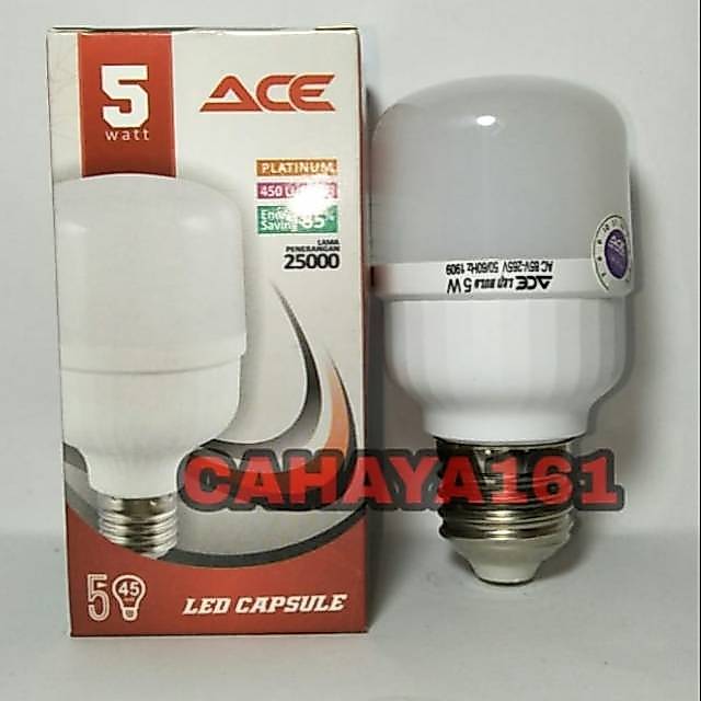 Lampu led kapsul ACE 5 watt putih