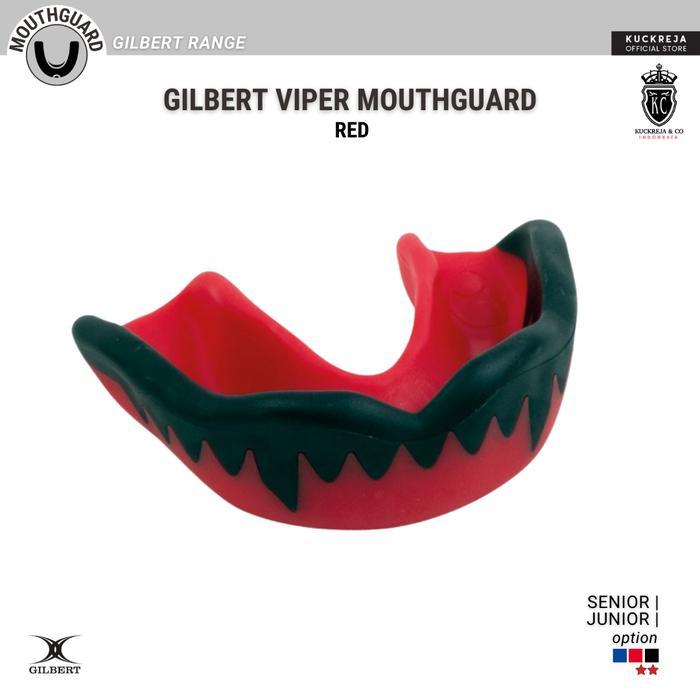 Gilbert Viper Mouthguard - Red - Junior