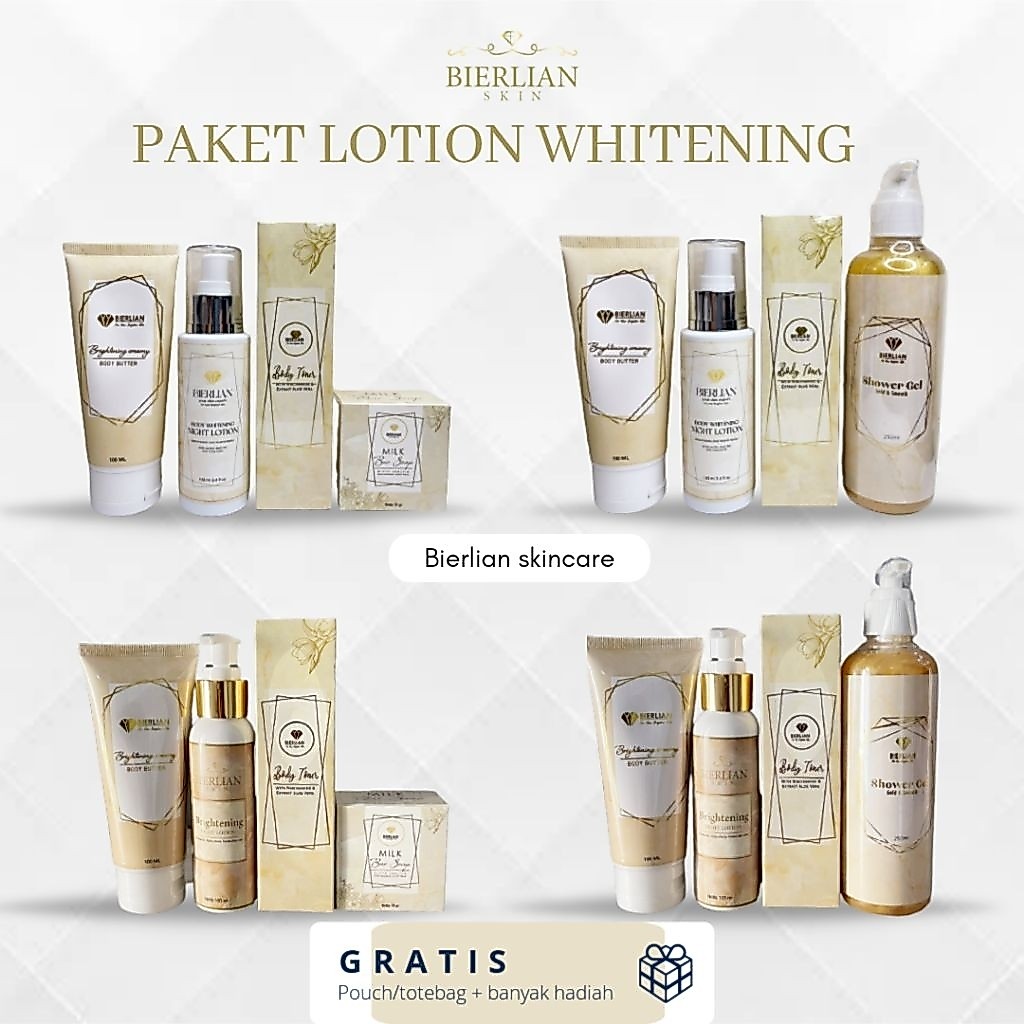 BIERLIAN PAKET HANDBODY WHITENING ORIGINAL/ HB BIERLIAN SKINCARE [Free Pouch]