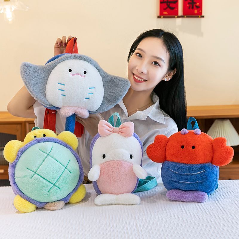 [Amy] Hewan laut yang lucu udang karang berangberang laut anjing laut boneka boneka kurakura