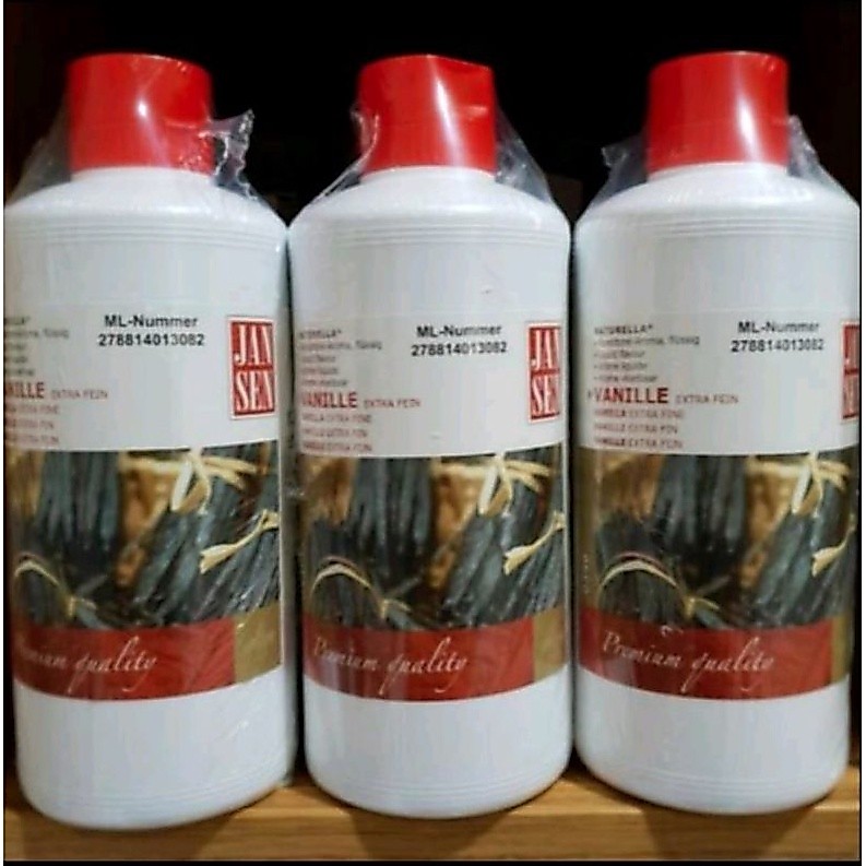 Jansen Vanilla Extract Halal 1KG / Vanila Ekstrak / Pasta Vanila Extra Fine