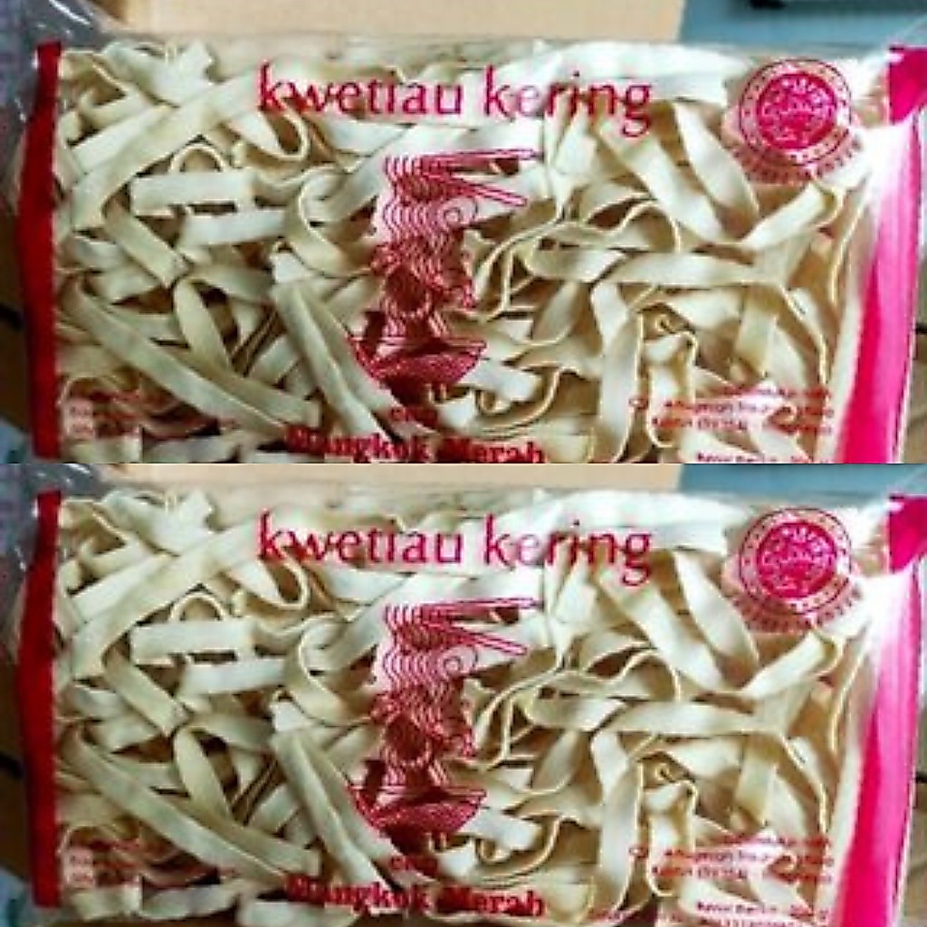 Kwetiau Kering 200gr Kwetiau Cap Mangkok Merah Halal