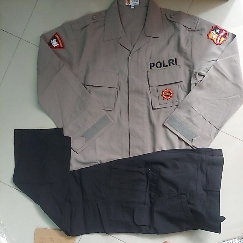 SERAGAM PDL  TACTICAL COKLAT TWO TONEu