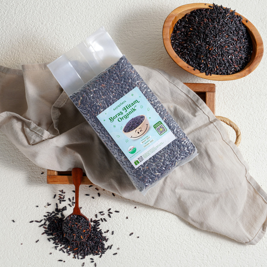 Sayurbox Selection Beras Hitam Organik 1 kg Sayurbox